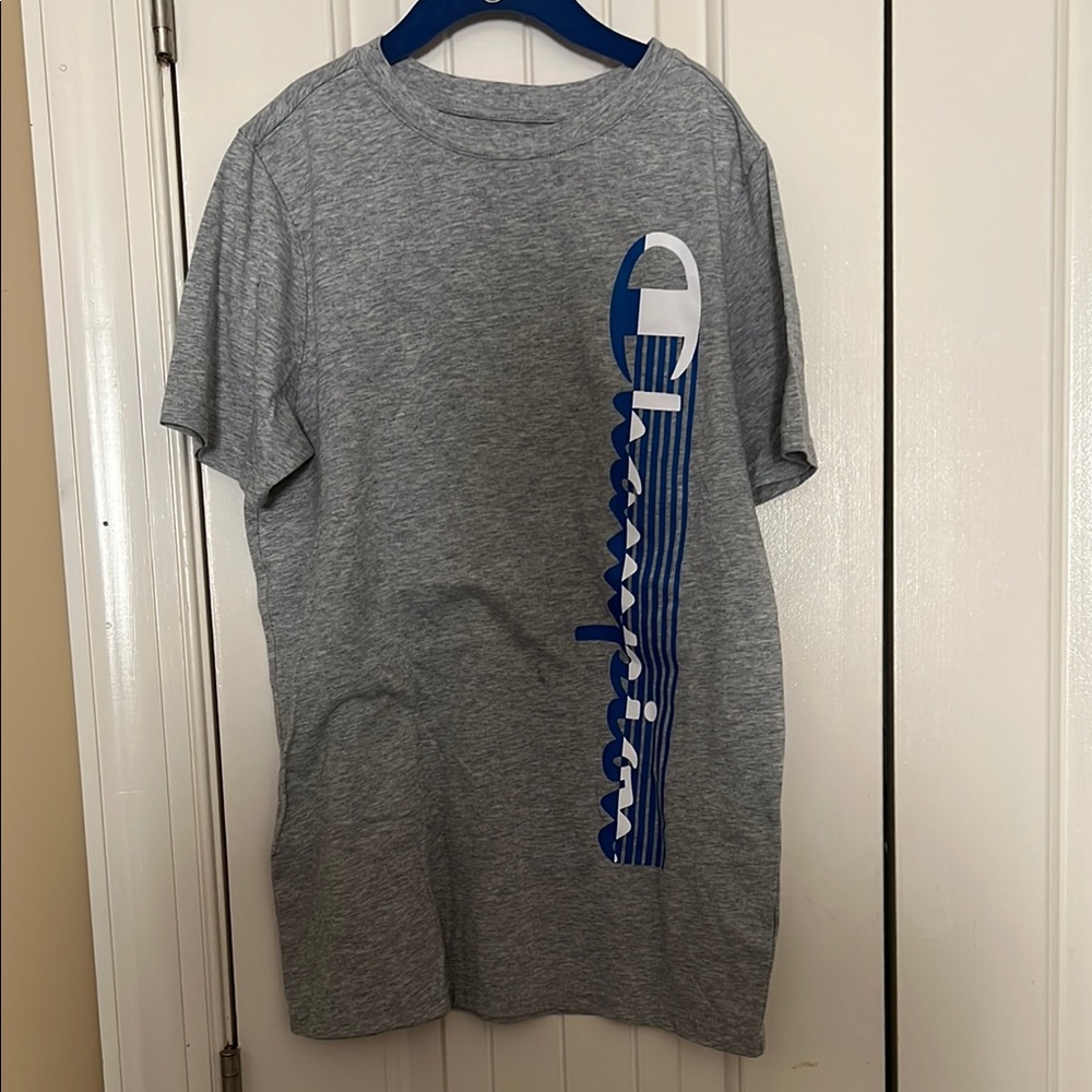 Champion Gray and Blue Short Sleeve Tees
